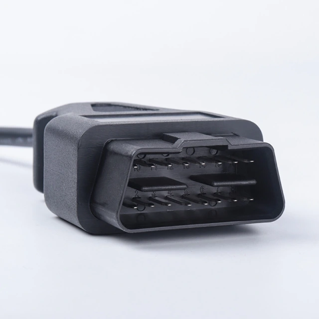 OBD2 male  to 2 DB9 and OBD female  CABLE  Serial RS232  OBD2 diagnostic tool connection cable