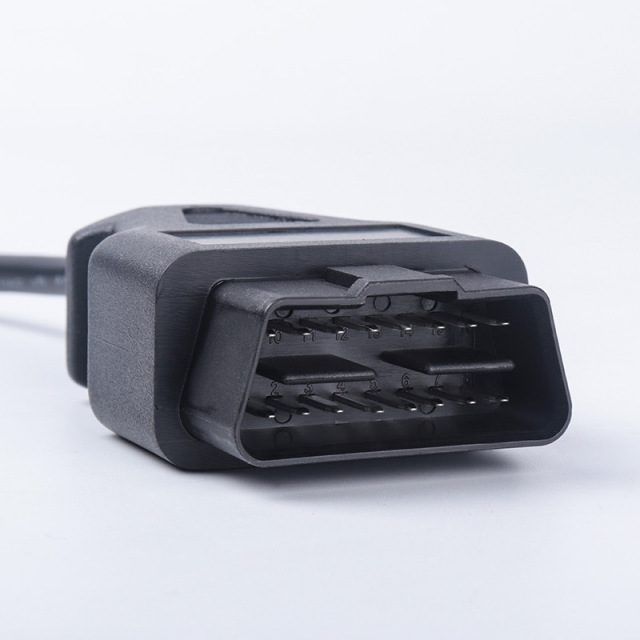 OBD2 male  to 2 DB9 and OBD female  CABLE  Serial RS232  OBD2 diagnostic tool connection cable