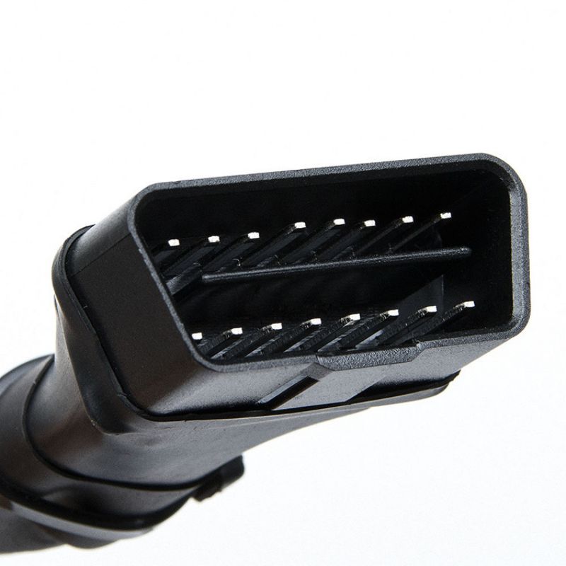 30CM Military cable OBD2 one in two extension cable, automotive computer connection conversion plug 16 pin  male and female  cable