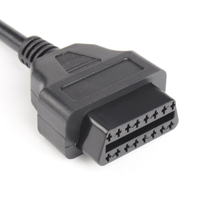 0.3m 0.5m 1.5m 3m 5m 10m 15m Car OBD male to female 16 pin cable 16PIN OBD2 diagnostic tool extension cable