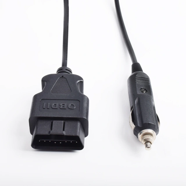 Cigarette lighter to OBD male 16 pin cable obd2 16 pin cable