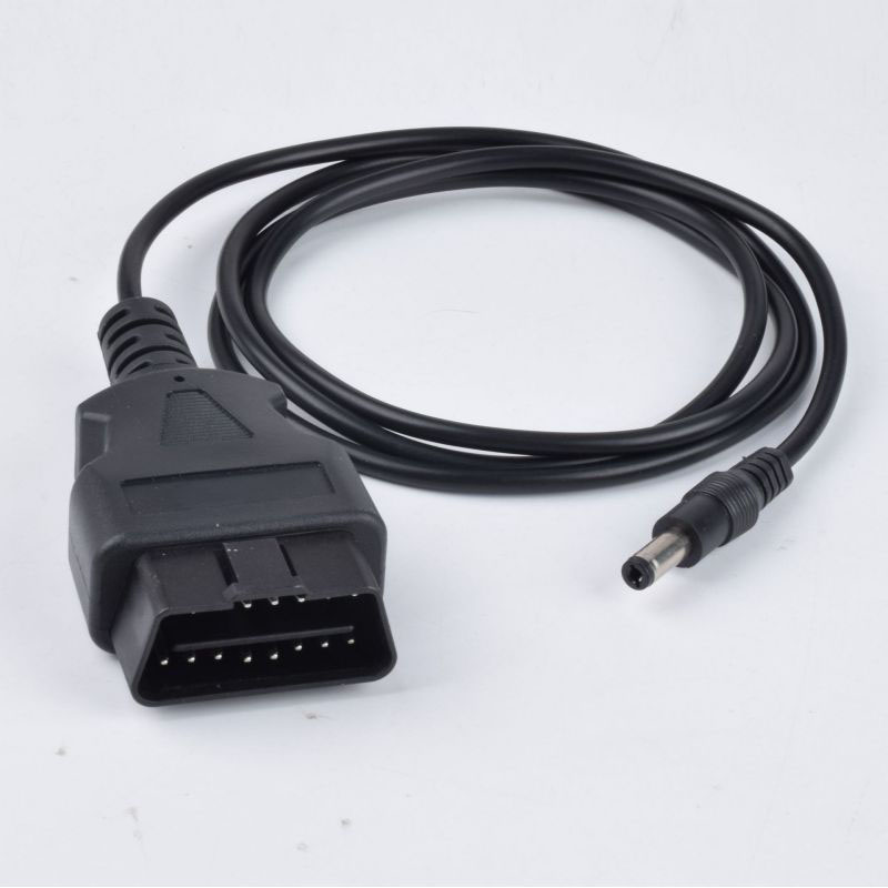 1M Automotive OBD2 16Pin to DC power cord  CABLE Automotive diagnostic connector OBD 16 pin male interface  cable