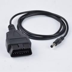 1M Automotive OBD2 16Pin to DC power cord  CABLE Automotive diagnostic connector OBD 16 pin male interface  cable