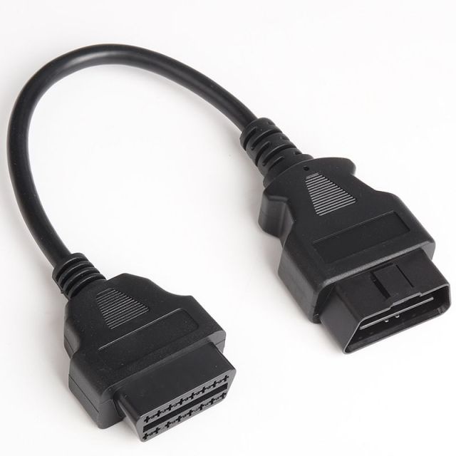 30cm 50cm 1.5m 3m 5M 10M 15m OBD male to female 16 core extension cable OBD2  16pin diagnostic tool extension cable