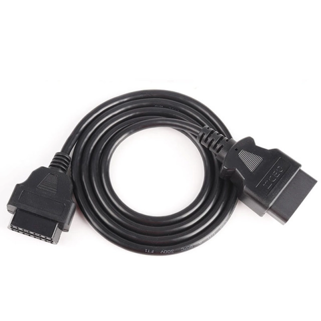 0.3m 0.5m 1.5m 3m 5m 10m 15m Car OBD male to female 16 pin cable 16PIN OBD2 diagnostic tool extension cable