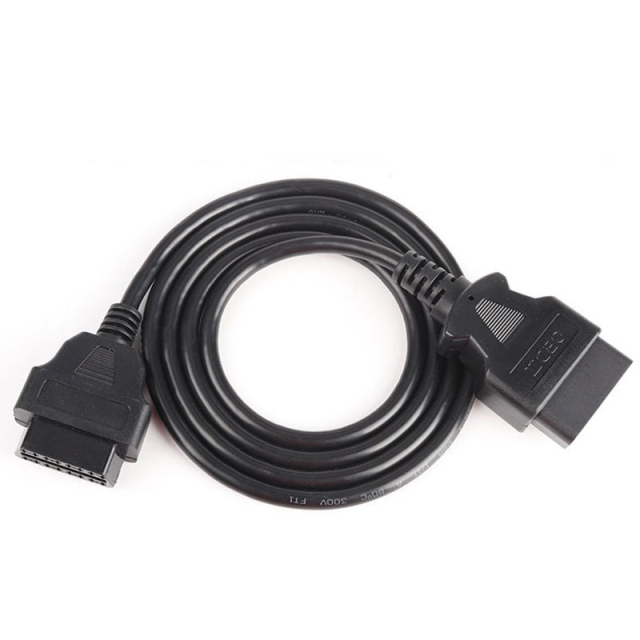 0.3m 0.5m 1.5m 3m 5m 10m 15m Car OBD male to female 16 pin cable 16PIN OBD2 diagnostic tool extension cable