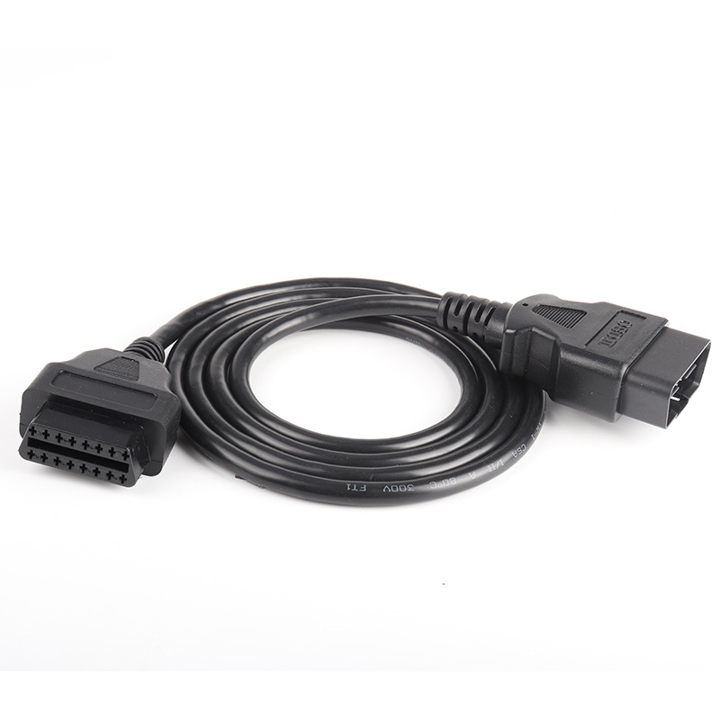 0.3m 0.5m 1.5m 3m 5m 10m 15m Car OBD male to female 16 pin cable 16PIN OBD2 diagnostic tool extension cable
