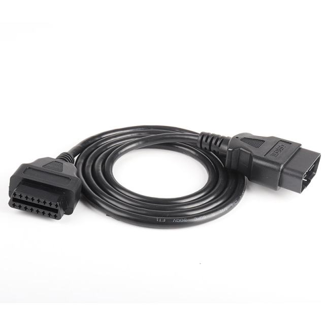 0.3m 0.5m 1.5m 3m 5m 10m 15m Car OBD male to female 16 pin cable 16PIN OBD2 diagnostic tool extension cable