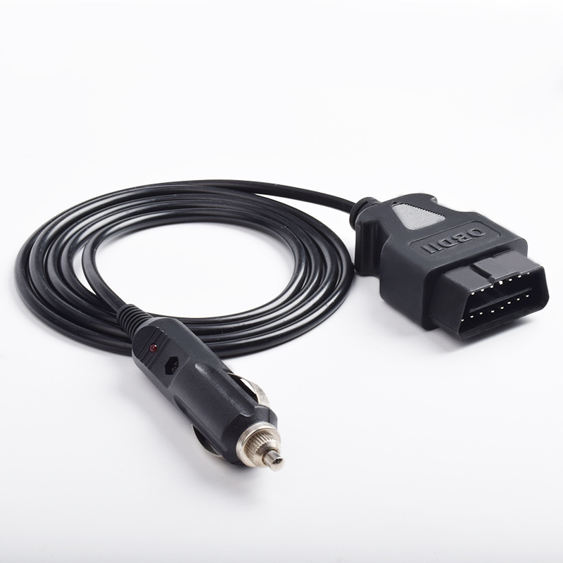 Cigarette lighter to OBD male 16 pin cable obd2 16 pin cable