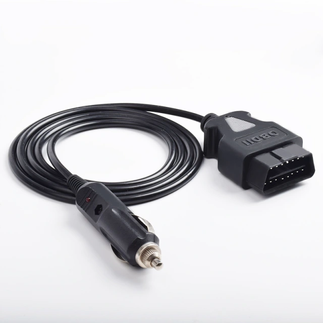 Cigarette lighter to OBD male 16 pin cable obd2 16 pin cable