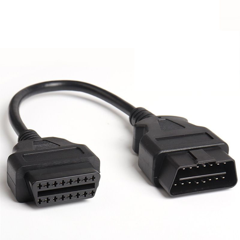 30cm 50cm 1.5m 3m 5M 10M 15m OBD male to female 16 core extension cable OBD2  16pin diagnostic tool extension cable
