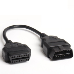 30cm 50cm 1.5m 3m 5M 10M 15m OBD male to female 16 core extension cable OBD2  16pin diagnostic tool extension cable