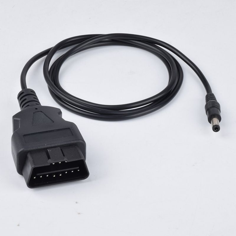 1M Automotive OBD2 16Pin to DC power cord  CABLE Automotive diagnostic connector OBD 16 pin male interface  cable