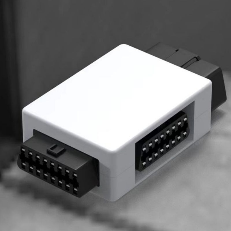5cm * 6.8cm Bluetooth car OBD 1/3 universal extension cable, 16 pin adapter, detector interface connector