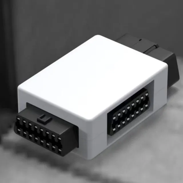 5cm * 6.8cm Bluetooth car OBD 1/3 universal extension cable, 16 pin adapter, detector interface connector