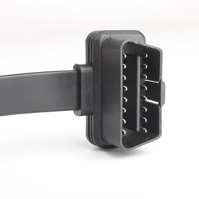 50cm Automobile OBD2 one  to three   flat  16 core  cable OBD2 adapter extension cable