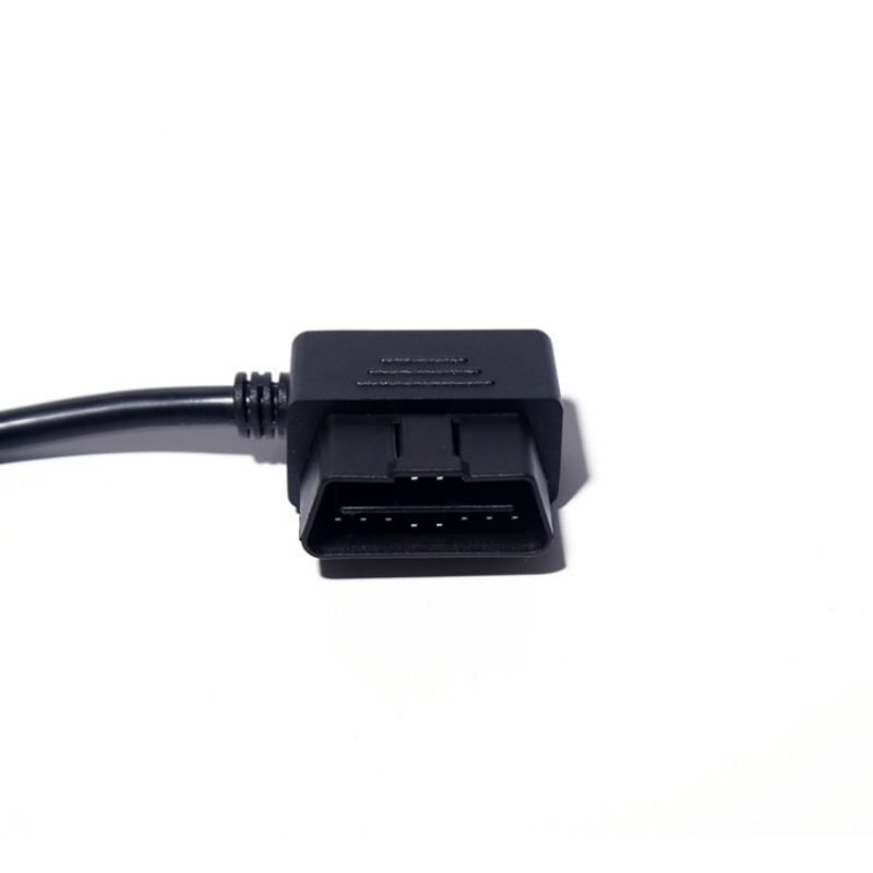 30cm OBD2 diagnostic tool cable  L-shaped elbow right angled 16pin extension cable vehicle mounted ELM327 connection cable