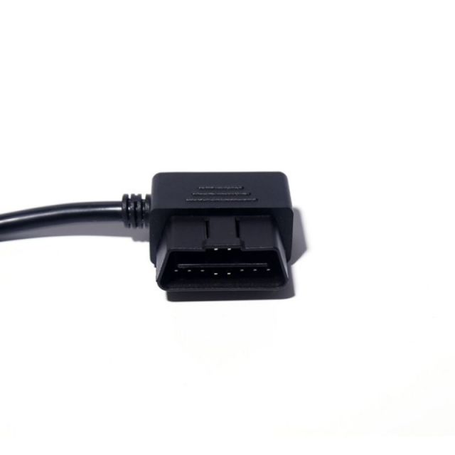 30cm OBD2 diagnostic tool cable  L-shaped elbow right angled 16pin extension cable vehicle mounted ELM327 connection cable