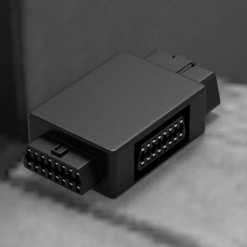 5cm * 6.8cm Bluetooth car OBD 1/3 universal extension cable, 16 pin adapter, detector interface connector