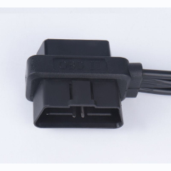 1M OBD2 male and female to 4 DB9 female cable serial RS232 OBD2 cable