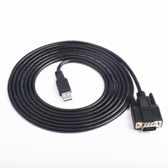 DB15 pin male interface cable Serial RS232 USB connection cable