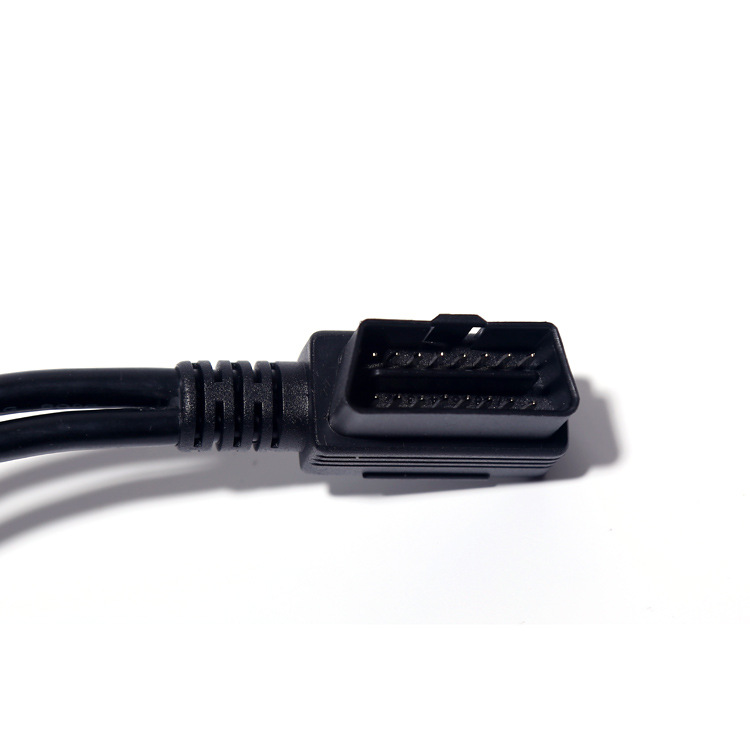  50CM car OBD2 one to  two extension cable for  Volkswagen Audi Skoda 
