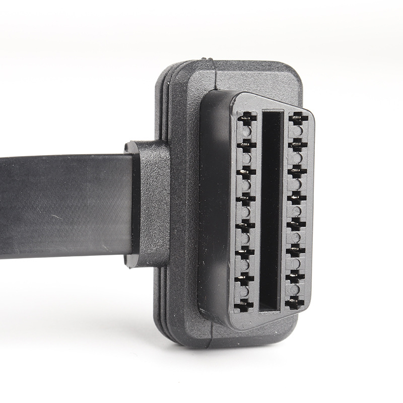 60cm OBD2 16 pin 16 core 1/3 extension cable with independent switch