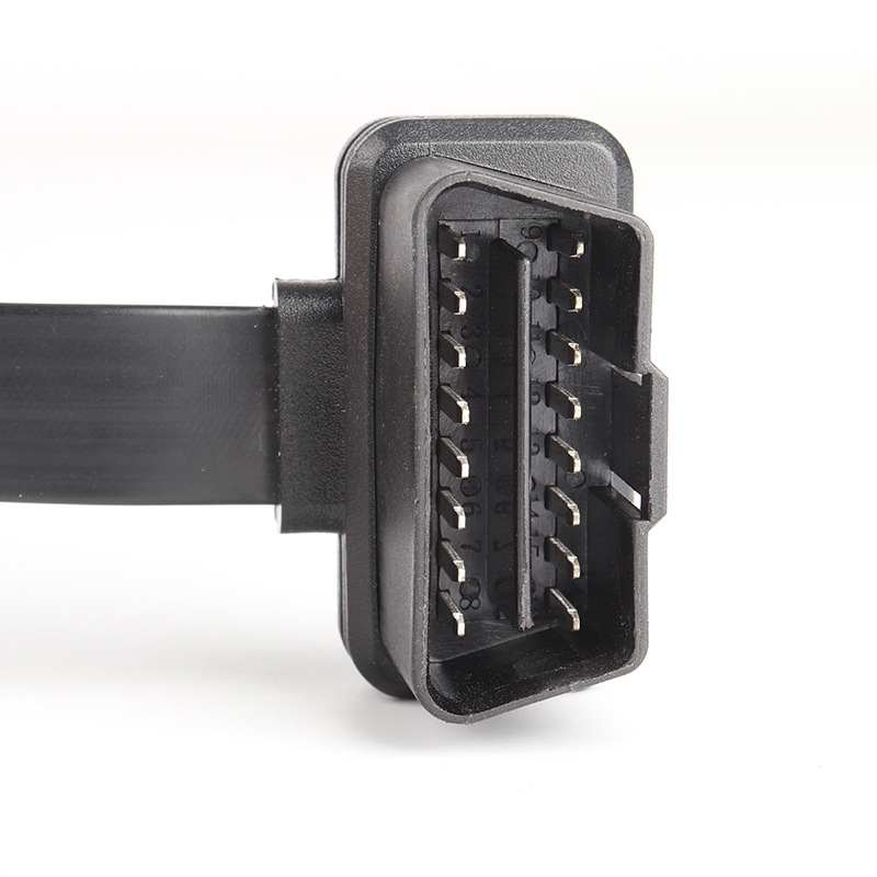 60cm OBD2 16 pin 16 core 1/3 extension cable with independent switch