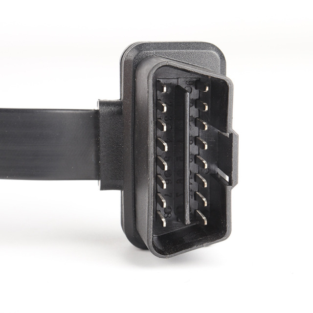 60cm OBD2 16 pin 16 core 1/3 extension cable with independent switch