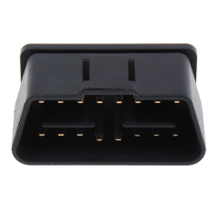 OBD2 16pin male gold-plated connector  90 degree right bending  OBD 16pin  plug  car truck obd2  plug