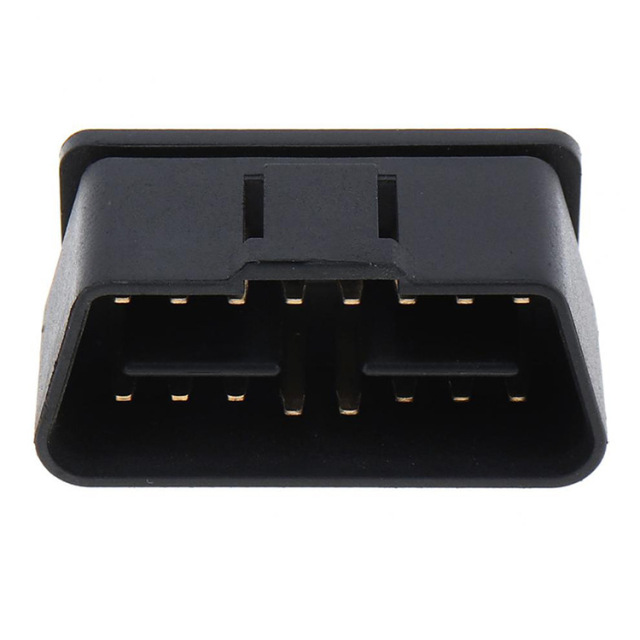 OBD2 16pin male gold-plated connector  90 degree right bending  OBD 16pin  plug  car truck obd2  plug