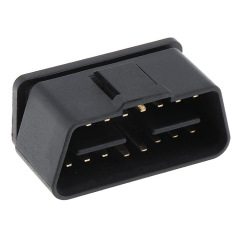 OBD2 16pin male gold-plated connector  90 degree right bending  OBD 16pin  plug  car truck obd2  plug