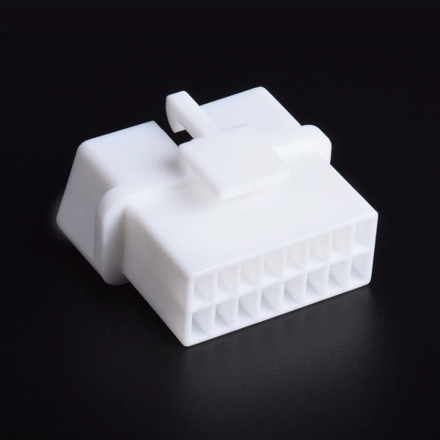 Assembled OBD male connector OBD2 solderless crimping male plug with 16 terminals