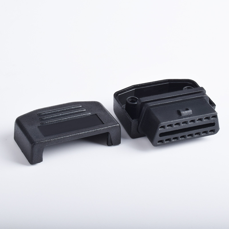 Automotive OBD2 female diagnostic plug OBD plug housing OBDII assembly type solderable wire assembly
