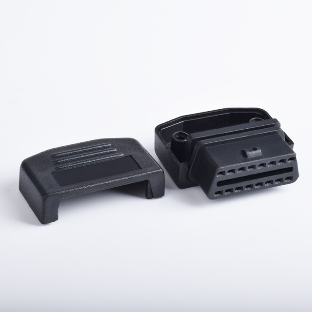 Automotive OBD2 female diagnostic plug OBD plug housing OBDII assembly type solderable wire assembly