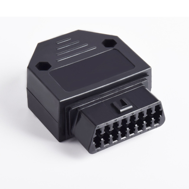 Automotive OBD2 16Pin female connector OBD plug+shell+terminal+screw