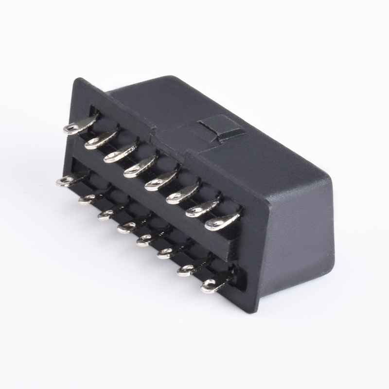 OBD 16PIN female connector automotive OBD2 diagnostic interface female connector