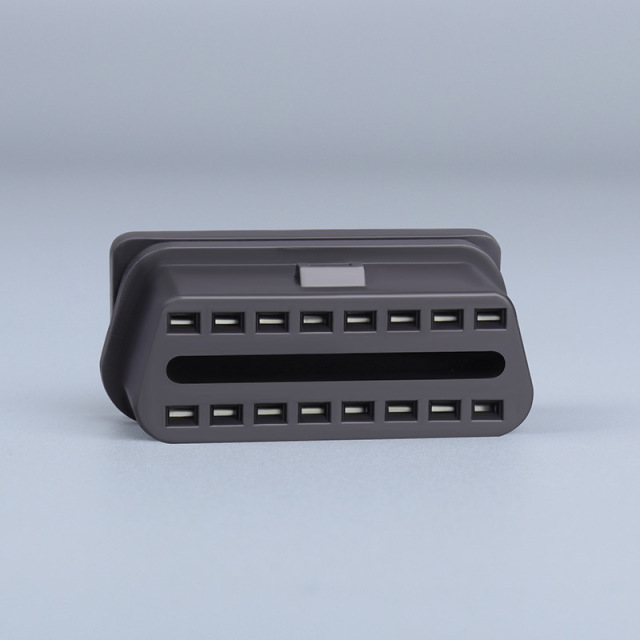OBD2 16PIN 90 ° bent pin female connector OBD2 Female Plug J1962  female   plug