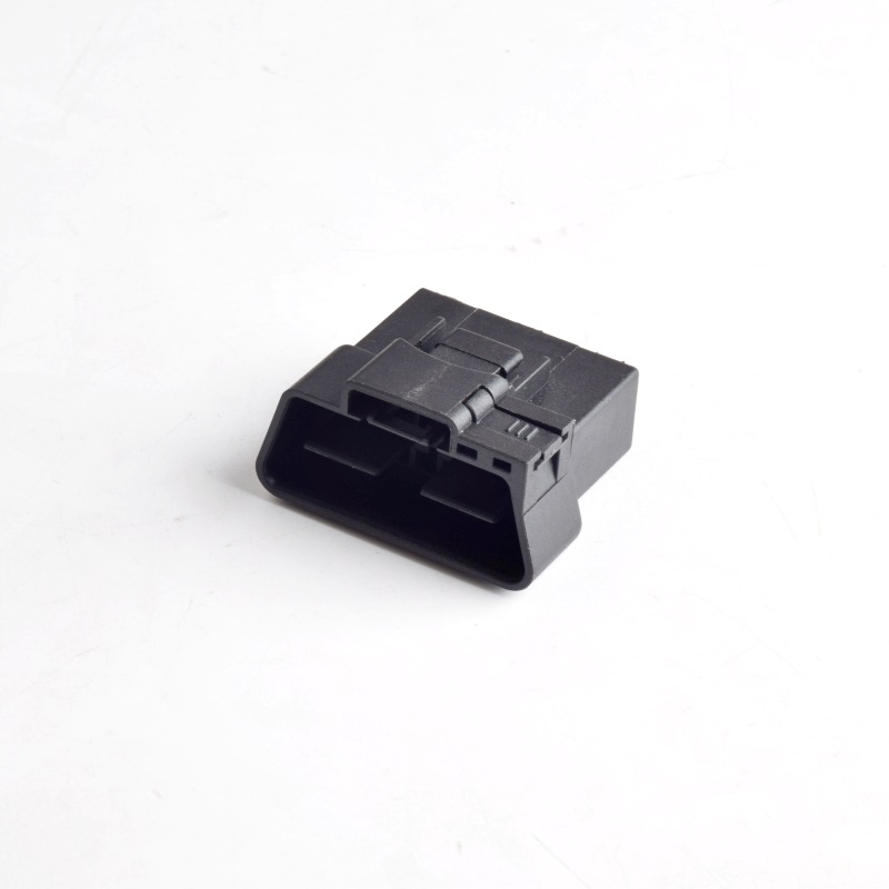 Automotive OBDll 16Pin connector with lock male housing+female housing OBD plug+housing+terminal