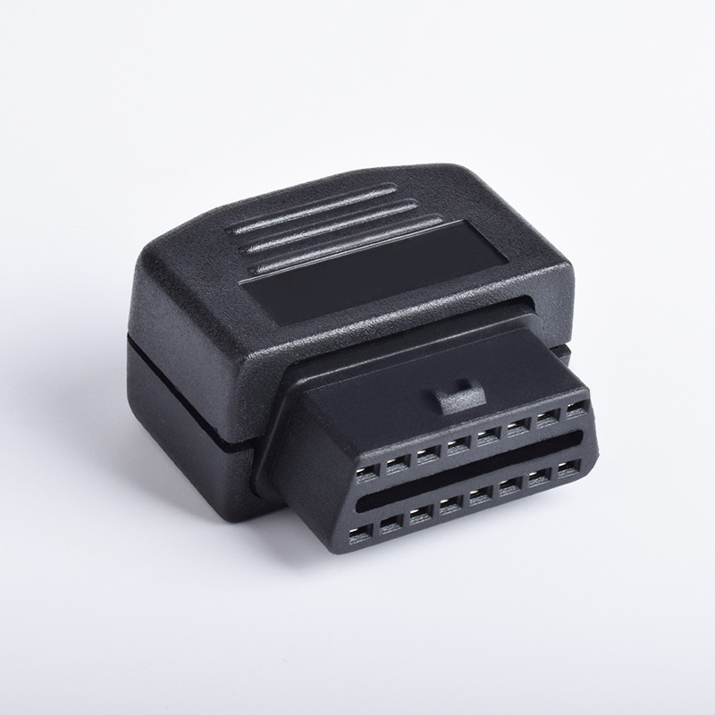 Automotive OBD2 female diagnostic plug OBD plug housing OBDII assembly type solderable wire assembly