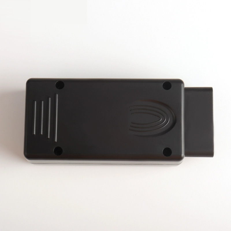 Car truck OBD2 male 16pin  connector rectangular fingerprint housing straight  OBD male J1962M plug