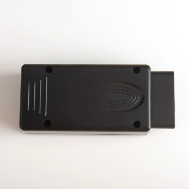 Car truck OBD2 male 16pin  connector rectangular fingerprint housing straight  OBD male J1962M plug
