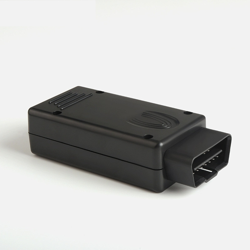 Car truck OBD2 male 16pin  connector rectangular fingerprint housing straight  OBD male J1962M plug