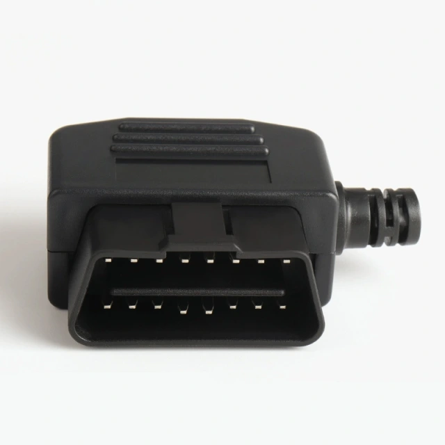 Automotive OBD male connector OBD2 connector plug housing wire card screw OBD plug J1962M