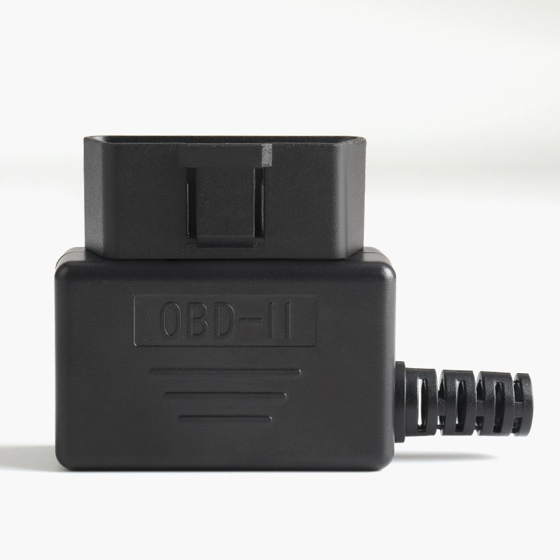 Automotive OBD2 16pin male connector concealed buckle assembly  shell OBD plug+shell+SR screw free