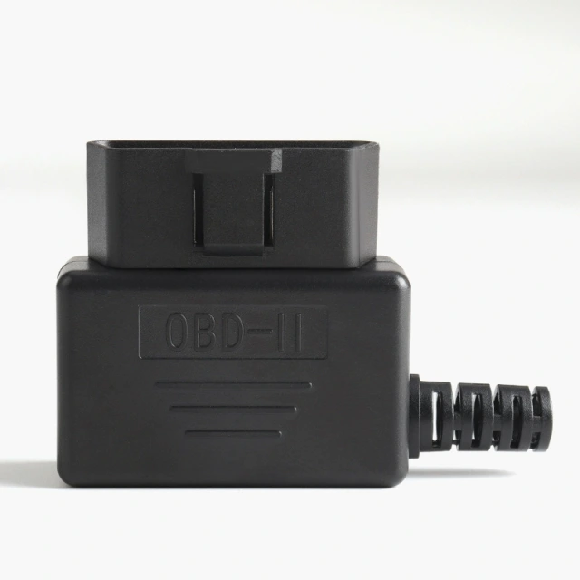 Automotive OBD2 16pin male connector concealed buckle assembly  shell OBD plug+shell+SR screw free