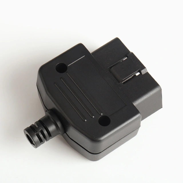 Automotive OBD2 male connector plug+shell+line card+screw OBD plug J1962M connector