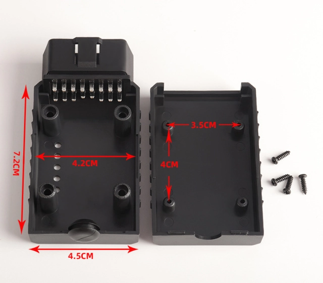 ELM327 OBD2 Connector J1962m Plug Automotive OBD Male Housing Connector