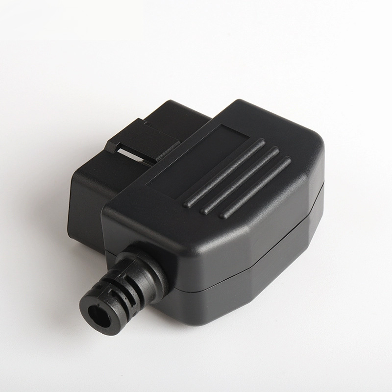 Automotive OBD male connector OBD2 connector plug housing wire card screw OBD plug J1962M