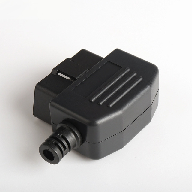 Automotive OBD male connector OBD2 connector plug housing wire card screw OBD plug J1962M